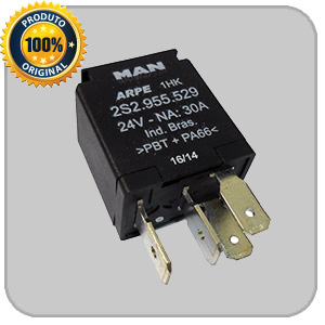 Mini Relé Auxiliar 30A 24V