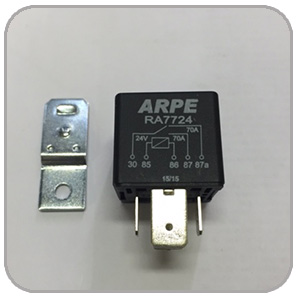 Relé Auxiliar 24V 70/70A