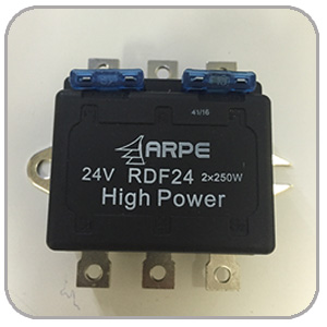 Relé Duplo de Farol 24V