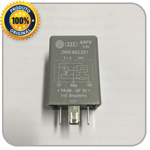 Relé de Pisca 24V sensor de lâmpada queimada (3+3)