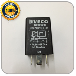 Relé de Pisca 12V com sensor de lâmpada queimada