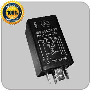 Relé de Pisca 24V sensor lâmpada queimada (2+2)