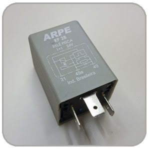 Relé de Pisca Hibrido (1+1) 24V