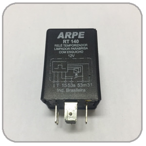 Relé Temporizador limpador de vidro dianteiro c/ esguicho 12V