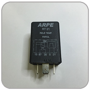 Relé temporizador universal farol estacionamento 12 V