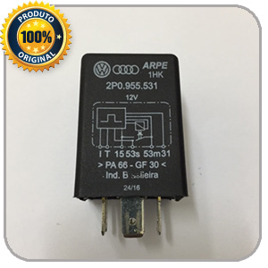 Relé temporizador do limpador 12V com função pânico