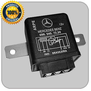 Relé Temporizador limpador 12V c/ suporte