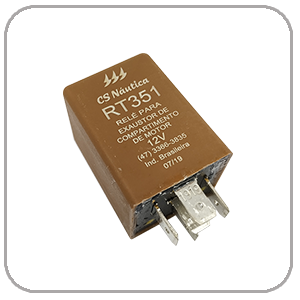Relé náutico para exaustor do compartimento do motor - 12V